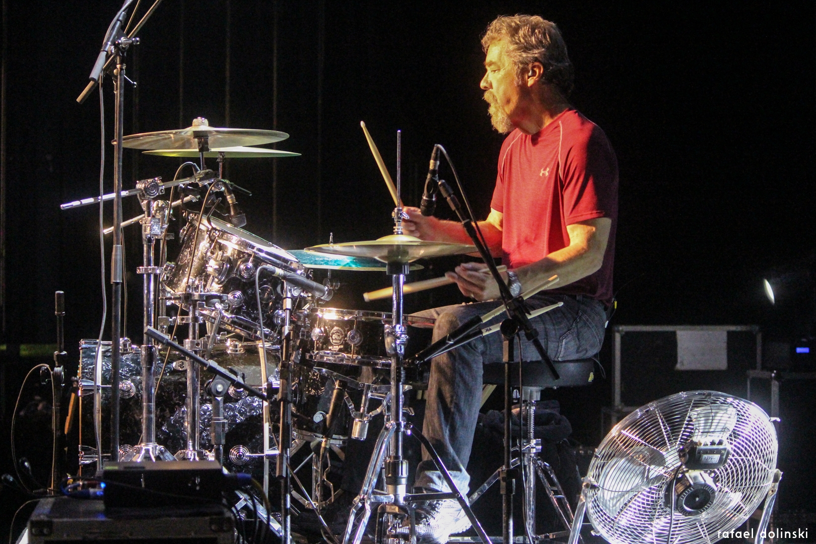 No Palco: Doug Clifford (Creedence Clearwater Revival) – Espaço das Américas – São Paulo – 06/11/2015