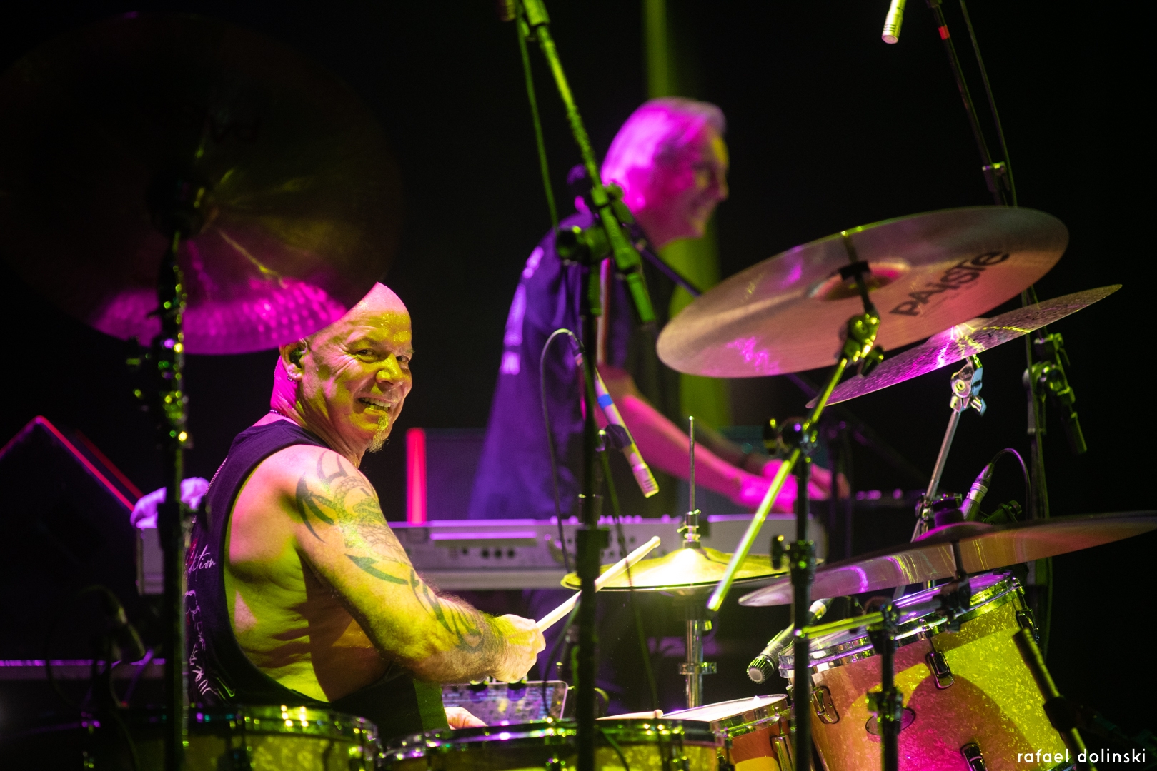 No Palco: Russell Gilbrook (Uriah Heep) + Nigel Glockler (Saxon) – Credicard Hall – São Paulo – 10/12/2023