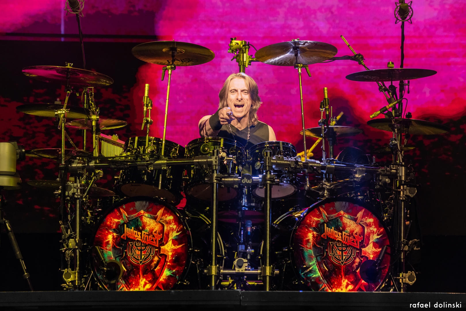 No Palco: Scott Travis (Judas Priest) – Credicard Hall – São Paulo – 21/04/2025